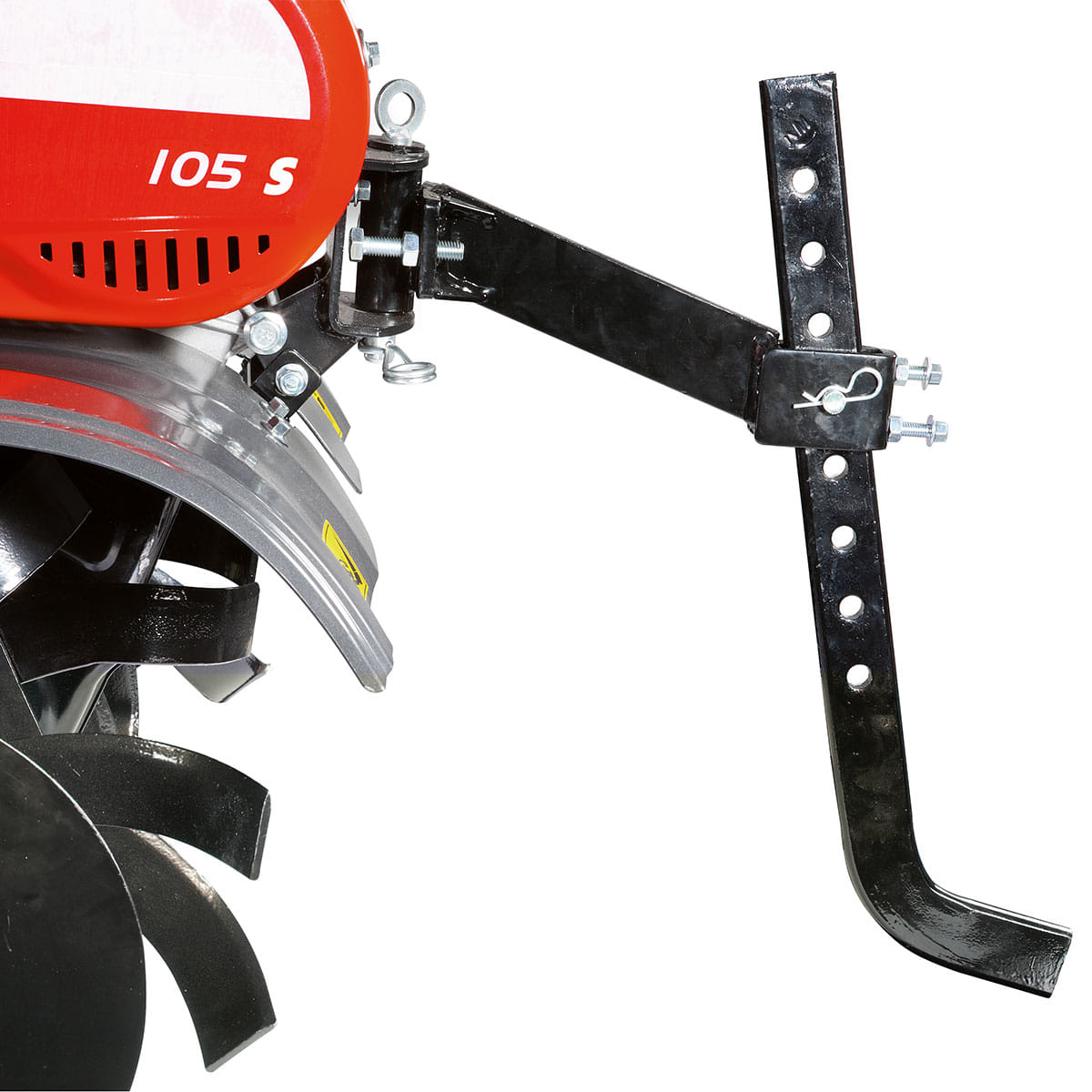 Motozappa a scoppio NIBBI 105 S per uso privato intenso con motore benzina da 5,7HP e fresa da 85cm.