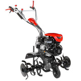 Motozappa a scoppio NIBBI 118 per uso professionale con motore benzina da 7,0HP e fresa da 100cm.