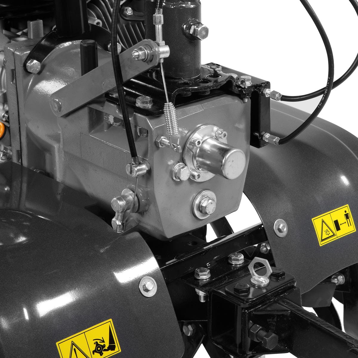 Motozappa a scoppio NIBBI 118 per uso professionale con motore benzina da 7,0HP e fresa da 100cm.