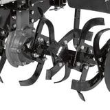 Motozappa a scoppio NIBBI 118 per uso professionale con motore benzina da 7,0HP e fresa da 100cm.