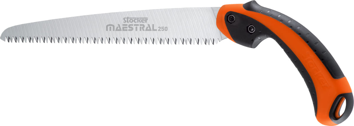 Seghetto Maestral 250 Stocker Art 1514 con lama da 25cm completa di fodero e peso di 292gr.