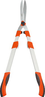 Tagliasiepi telescopico con lama ondulata Stocker Art 2090 con lunghezza dai 73-87cm e peso di 1100gr.