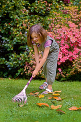 Rastrello in metallo per bambini rosa Stocker Art 2302 con lunghezza da 78cm.