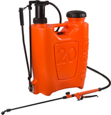 Pompa zaino a pressione 20lt Stocker Art 249 arancione da 20 litri con peso da 3094gr.