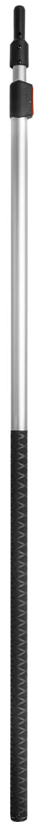 Manico telescopico in alluminio Stocker Art 560 con lunghezza da 180-335cm e attacco universale da 2,5cm.