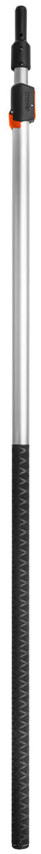 Manico telescopico Profi in alluminio Stocker Art 569 con lunghezza da 180-335cm e attacco universale da 2,5cm.