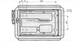 Sedile Cobo con molleggio a soffietto e guide tipo Baltic GT50 (omologato)