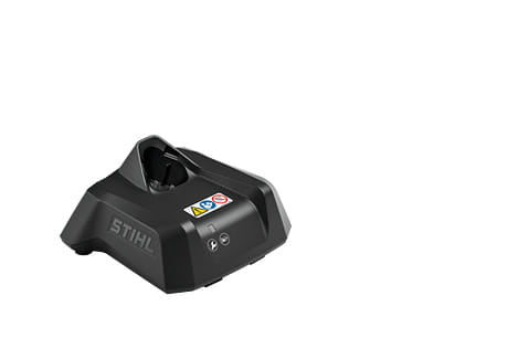 Caricatore Standard AL 1 Stihl compatibile con la batteria AS 2, con indicatore dello stato di funzionamento al LED.