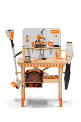 Banco da lavoro Stihl in legno per bambini
