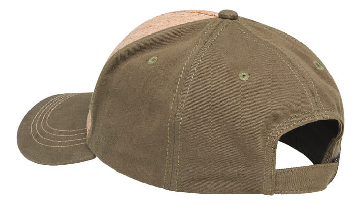 Cappello Stihl CORK 100% cotone con parte anteriore in sughero.