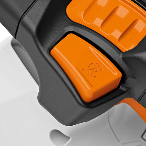 Soffiatore a batteria Stihl BGA 200 per uso professionale.