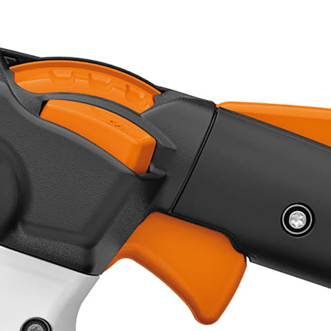 Soffiatore a batteria Stihl BGA 200 per uso professionale.