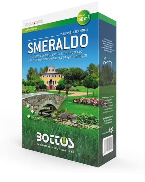 Seme per prato Smeraldo 1Kg Bottos