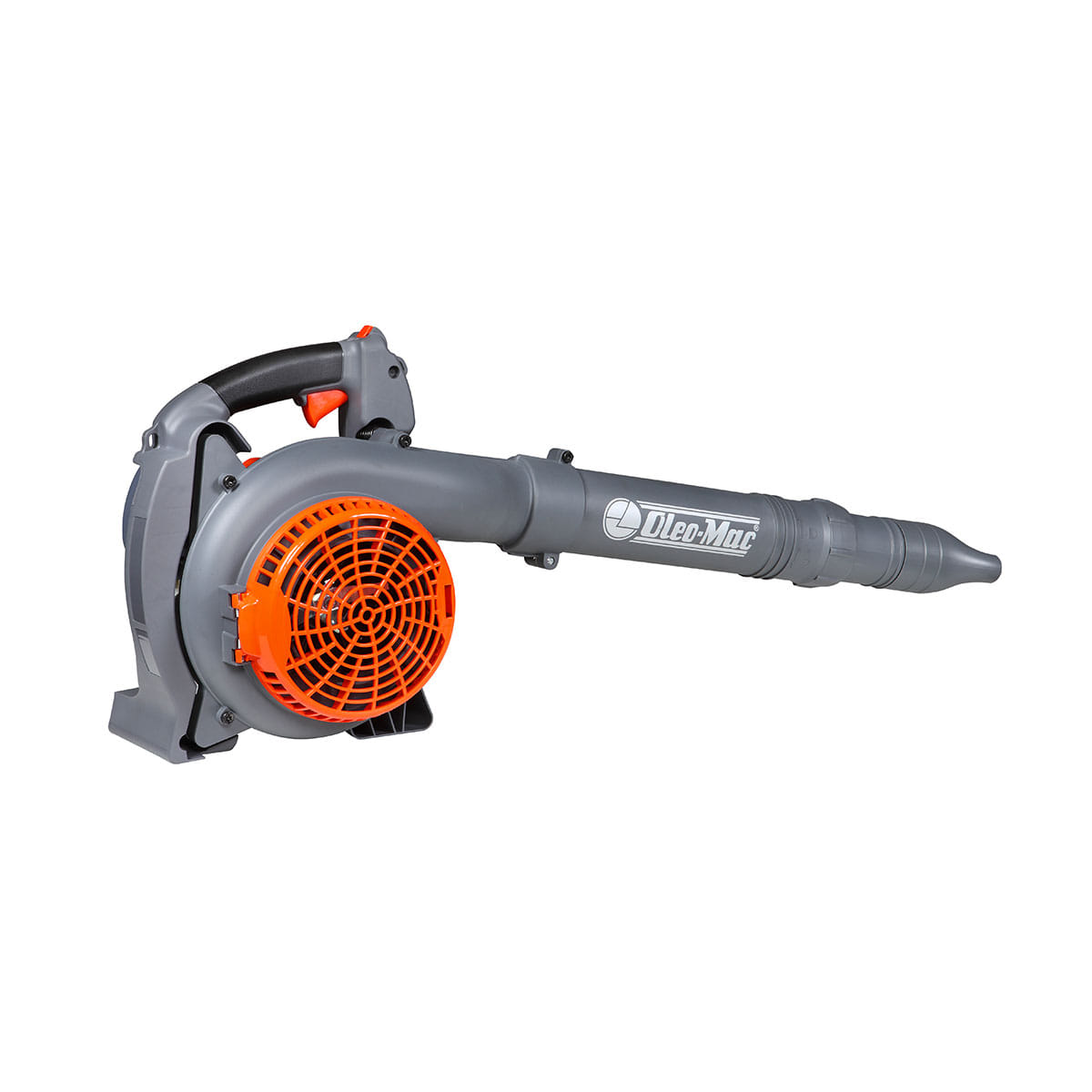 Soffiatore a scoppio OleoMac BV 250 per uso universale con motore da 1,3HP con peso di 3,7Kg.