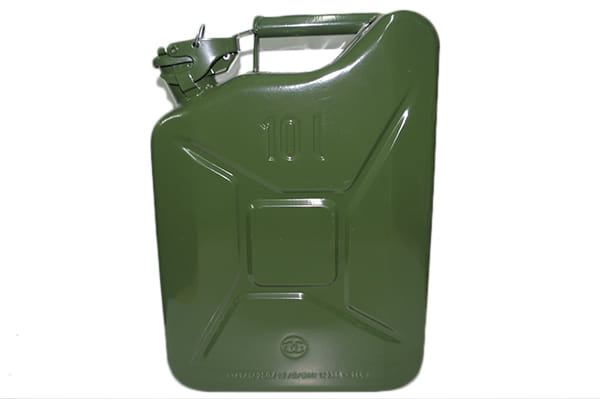 Tanica 10 lt In metallo per combustibile, carburante, omologata un.
