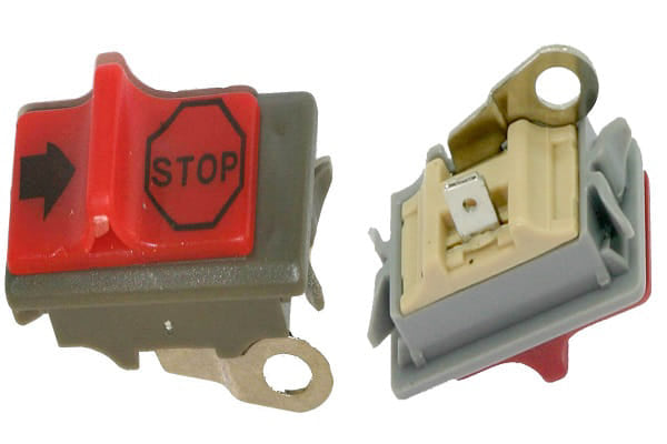 Interruttore stop on/off destro Husqvarna, Jonsored 503089702, 503717901, 503718201