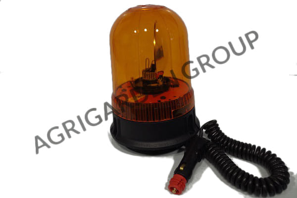 Lampeggiante CE base magnetica e ventosa 12/24v Calotta girofaro arancio per trattore