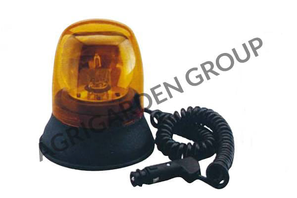 Lampeggiante Cobo CE base magnetica, 12 v, Calotta girofaro arancio per trattore