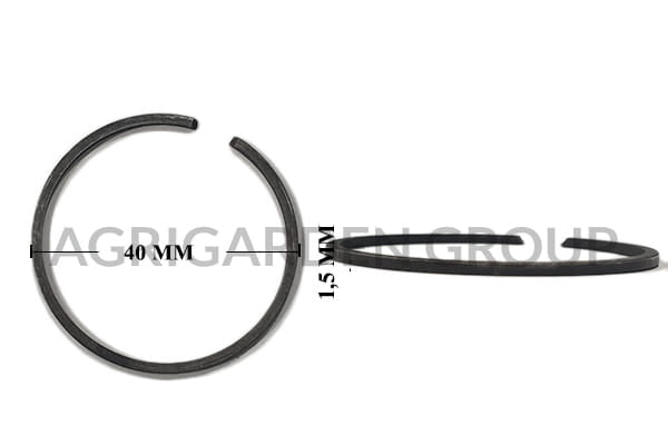 Segmento fascia elastica diametro 40 spessore 1,5 mm 40x1,5 mm tipo fermo s GGP 118800182
