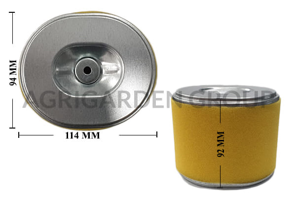 Filtro aria commerciale motore Honda gx 340 370 390, 17210.ze3.010