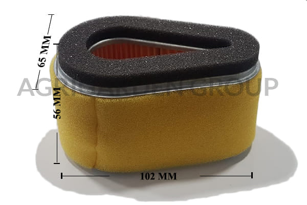 Filtro aria commerciale motore Kawasaki 11013.2120/2175, Iseki sw521, JohnDeere, Wolf, Husqvarna