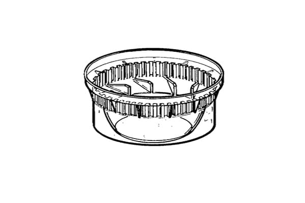 Anello prefiltro trasparente bagno d'olio motore Acme adn 37, 059132
