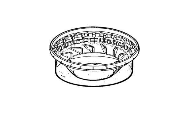 Anello prefiltro trasparente bagno d'olio motore Acme and 45 48 54 60, 059151