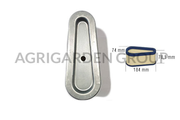Filtro aria commerciale motore Briggs&Stratton 496894, 004139, 493909
