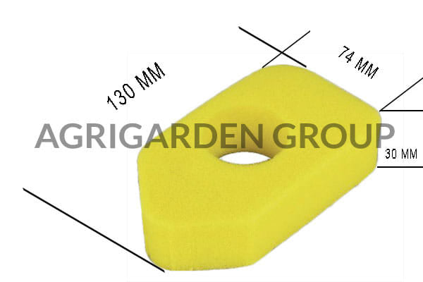 Filtro aria commerciale motore Briggs&Stratton 698369, 4216, 697482