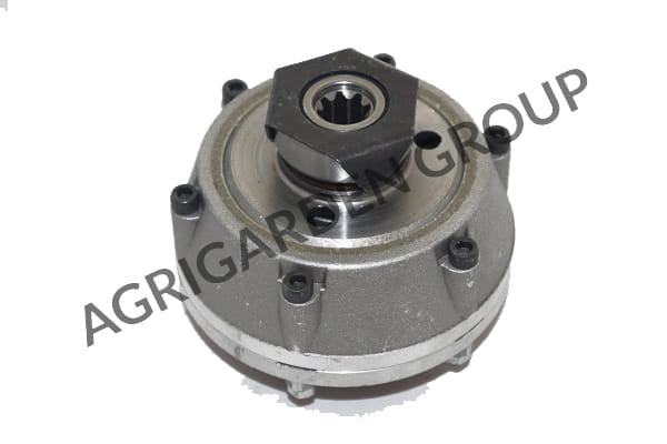 Frizione 104x88, con cuscinetto, 8 cave, cono 23-V, motocoltivatore Bertolini 307, 406