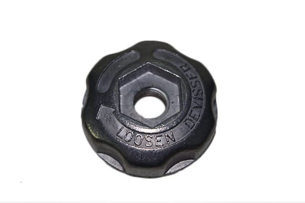 Pomolo in alluminio per pomello testina decespugliatore