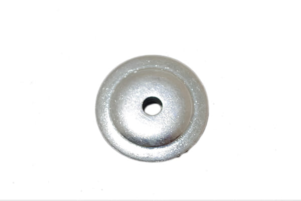 Flangia sottodisco per decespugliatore in acciaio diametri: esterno 48 mm, foro centrale 8,5mm