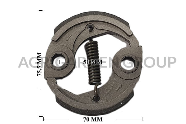 Frizione commerciale decespugliatore Honda 4 tempi gx31, gx35 22000.zm5.003