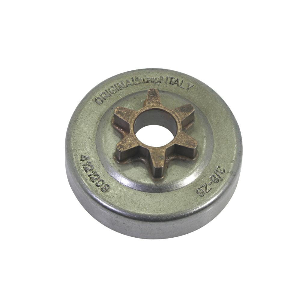 Rocchetto pignone campana frizione 3/8 z6 commerciale per motosega Alpina, Stiga, GGP 4121208