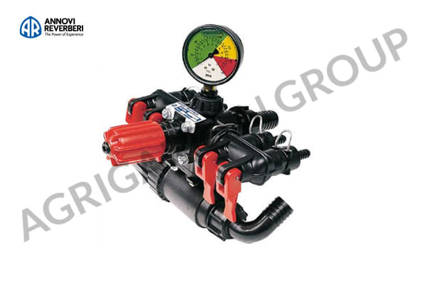 Gruppo comando 4 vie, per pompa a membrana a bassa pressione AR 80 Bp/C alta pressione AR 134 Bp/C
