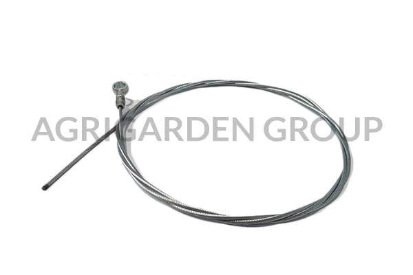 Cavo con occhiello per freno e sbloccaggio differenziale motocoltivatore, diametro 3 mm, lunghezza 2