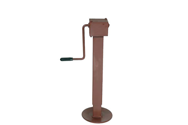 Servotimone telescopico per rimorchio agricolo, quadro 70, corsa 350x500 mm