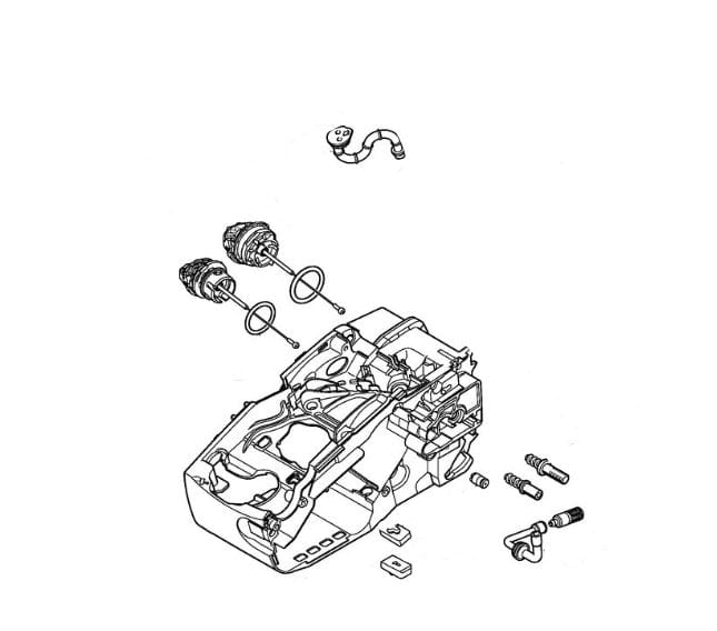 Carcassa motore originale Stihl per motoseghe MS 193 - 194