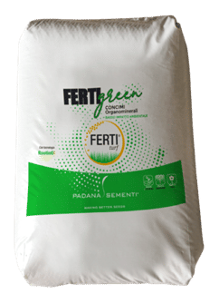 Concime organo minerale granulare Padana Sementi FERTI FORCE PLUS sacco da 25 KG