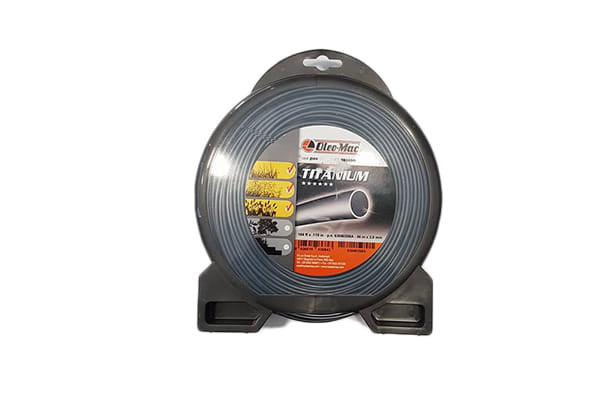 Filo titanium originale Emak, Efco, Oleomac rotondo 3,0 mm, 56 mt per testina decespugliatore
