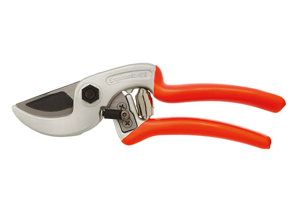 Forbice a battuta curva ERGONOMIC Castellari con apertura di taglio 25mm e peso di 220gr.