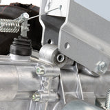 Falciatrice a scoppio NIBBI FC 110 per uso privato con motore benzina da 5,4HP e barra falciante centrale da 92cm.