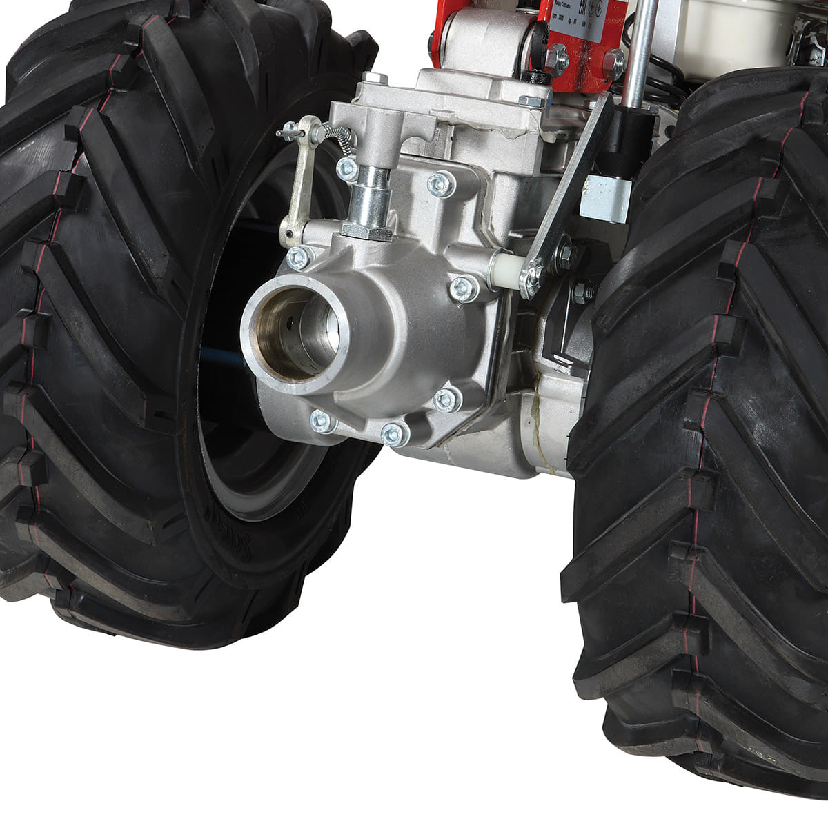 Falciatrice a scoppio NIBBI FC 110 per uso privato con motore benzina da 5,4HP e barra falciante centrale da 92cm.