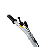 Falciatrice a scoppio NIBBI FC 120 per uso privato con motore benzina da 5,7HP e barra falciante centrale da 92cm.