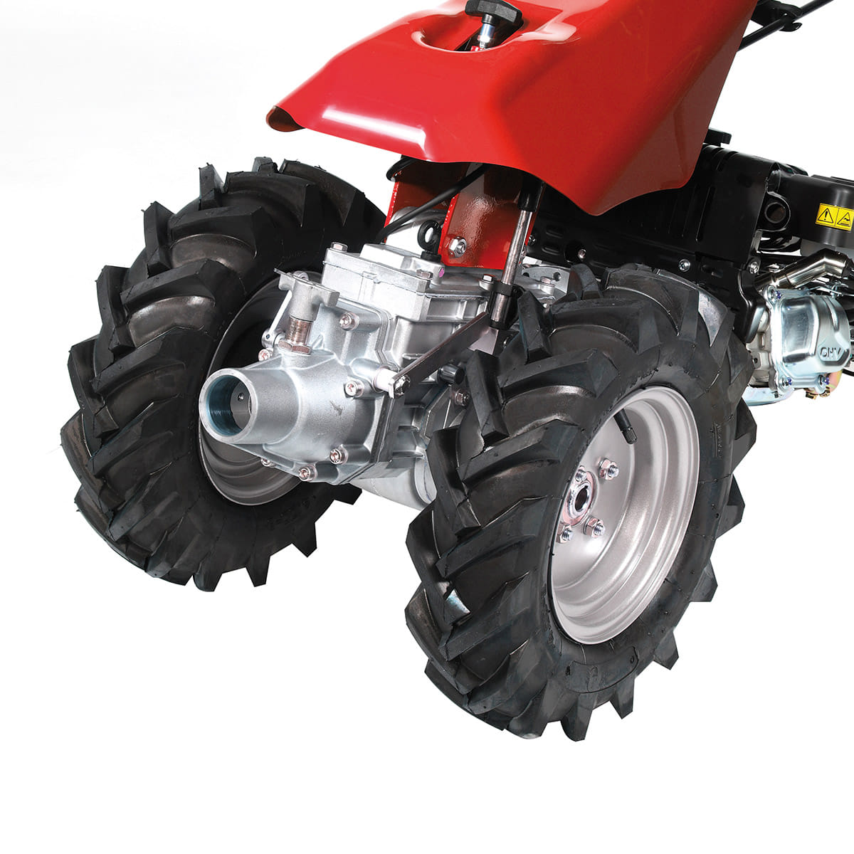Falciatrice a scoppio NIBBI FC 120 per uso privato con motore benzina da 5,7HP e barra falciante centrale da 92cm.