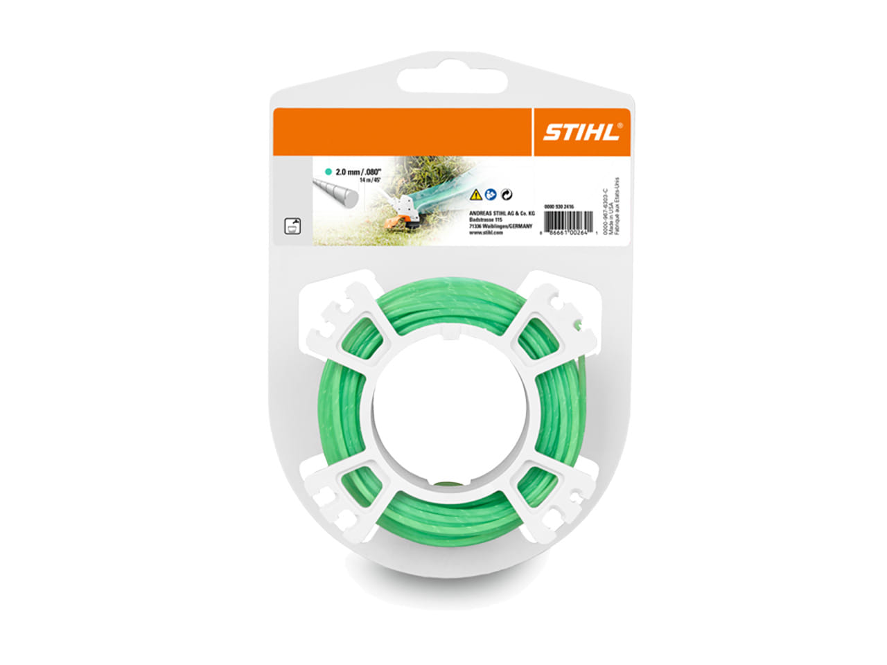 Filo decespugliatore Stihl tondo silenziato da 2.0mm e lunghezza 14mt