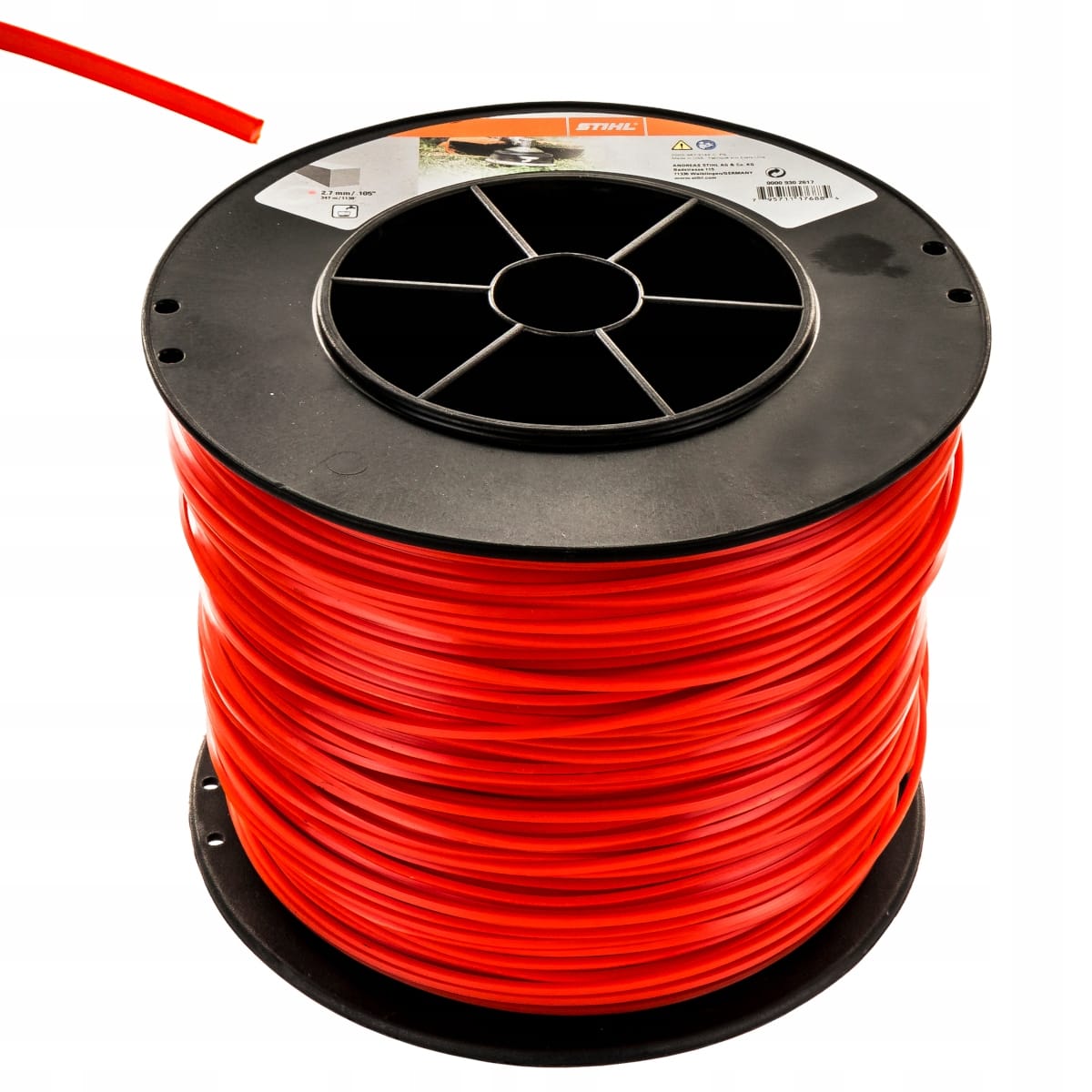 Filo decespugliatore Stihl quadrato da 2.7mm e lunghezza 347mt