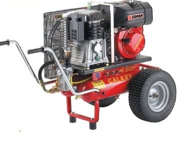 Motocompressore d'aria Zanon Galaxy T-615 a scoppio da 9 HP