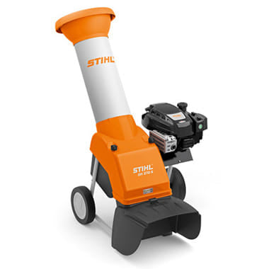 Biotrituratore a scoppio Stihl GH 370 S per uso professionale da 4,6CVcon diametro di taglio da 45mm.