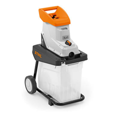 Biotrituratore elettrico Stihl GHE 140 L per uso privato da 2,5kW con diametro di taglio da 40mm.